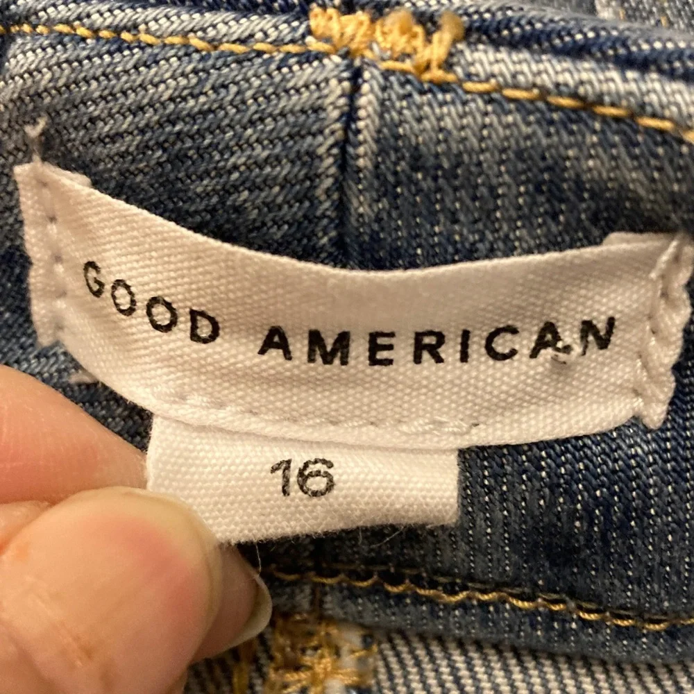Good American Classic‎ Women's Blue Denim Jeans 16